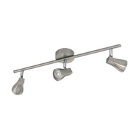 Eglo 97824 Tiberio 1 Led Spot-Leuchte Nickel-Matt 3X3W 3000K Warmweiss