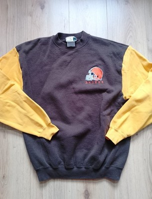 Vintage Cleveland Browns Sweater NFL Football Pullover Puma Dog Pound Sanders 