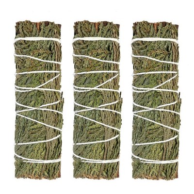 Incense Garden Cedar Smudge Stick - 3 Pack - for Smudging, Healing, Purifying,