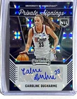 CAROLINE DUCHARME 2024-25 Panini NIL Private Signings Sparkles UConn AUTO /199