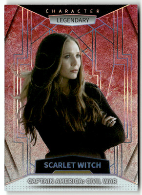 Marvel Infinity Saga Finding Unicorn 2024 No. RW-38 Scarlet Witch Red Refractor