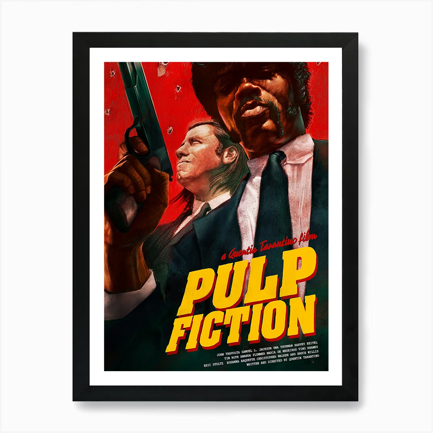 Pulp Fiction Movie Art Print Framed Wall Art Poster Canvas Print — free download