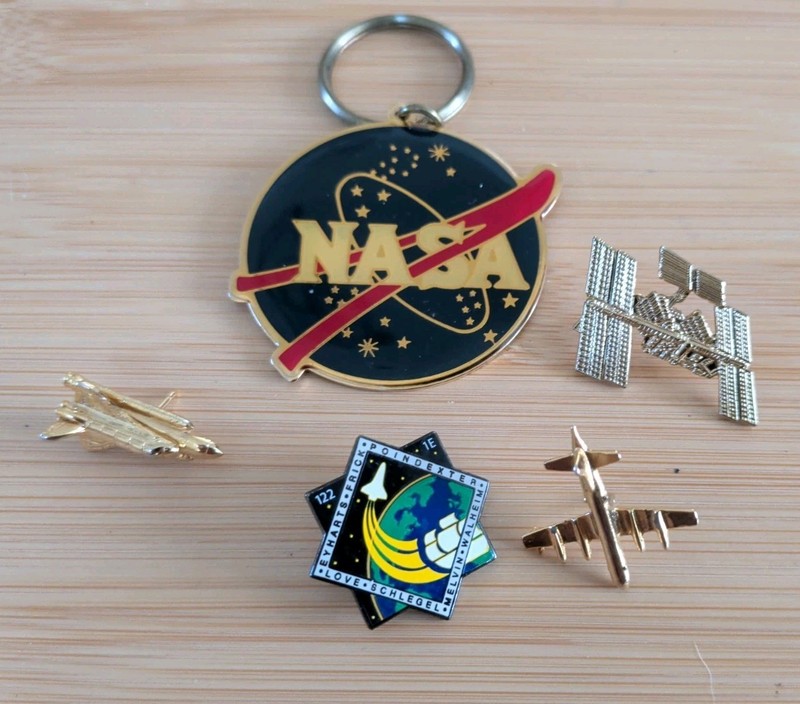 5x Lot International Space Station Lapel Pins Poindexter NASA Space Shuttle