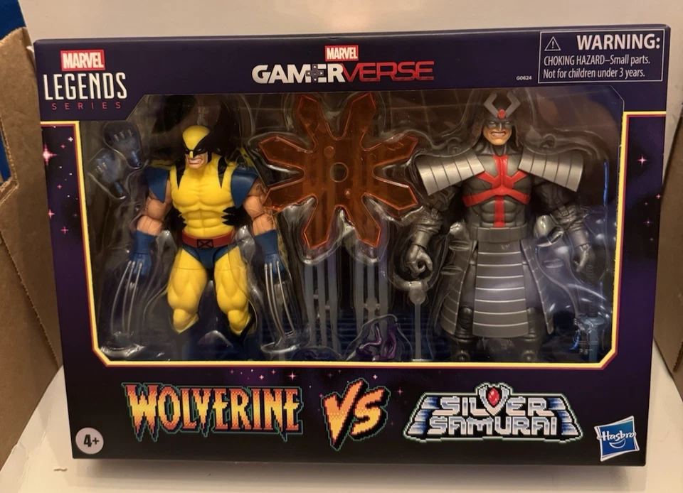 HASBRO Marvel Legends Series Gamerverse Wolverine vs. Silver Samurai 6-Inch Figure