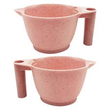 2pcs Hair Dye Mixing Bowl Portable Tint Bowl Color for Hair Salon