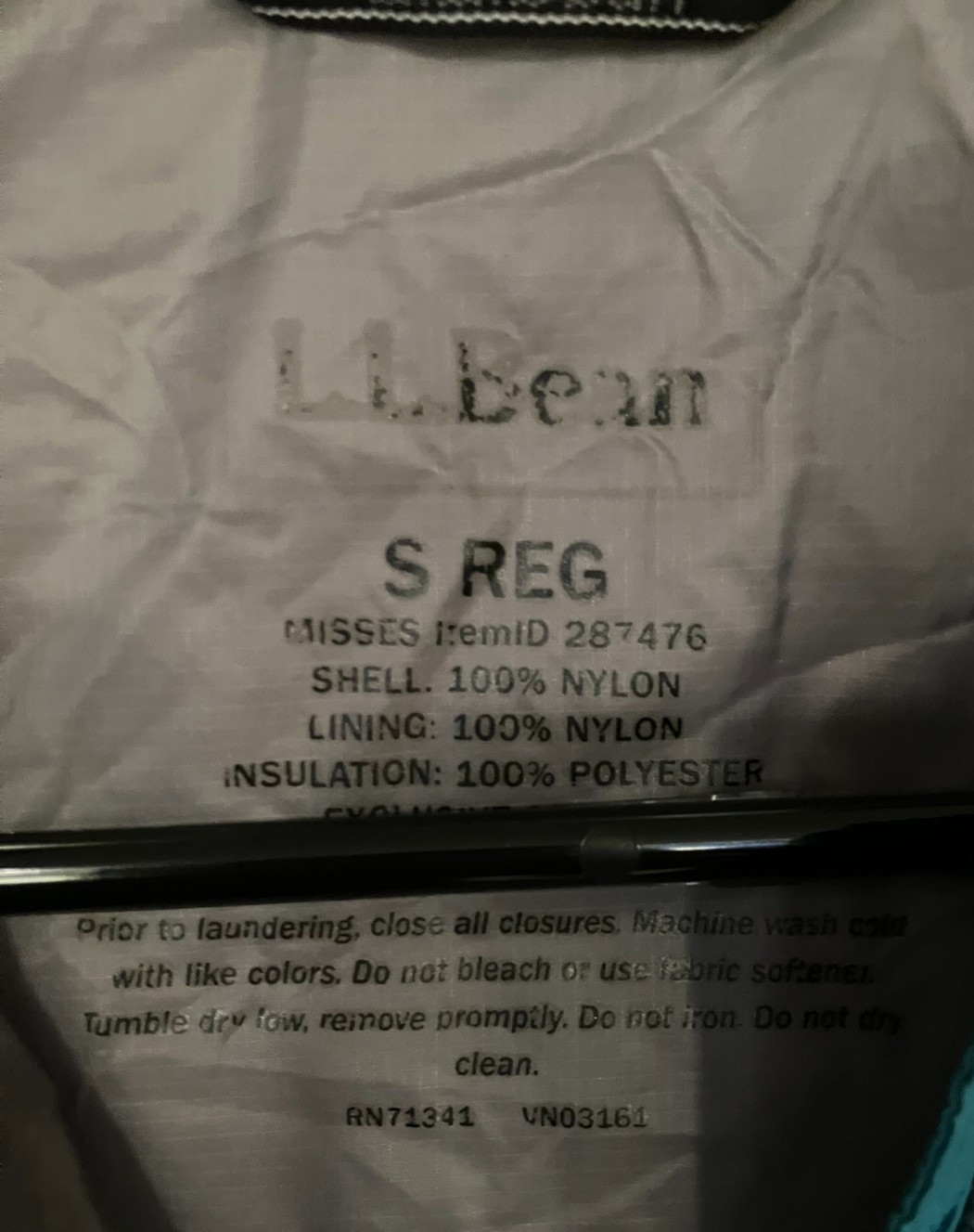 LL Bean Primaloft Packable Puffer Jacket Hood Zip… - image 6
