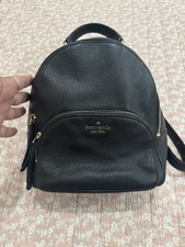 Kate Spade New York Black Pebbled Small Backpack