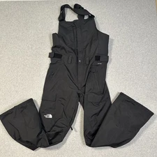 the north face feedom bib pants mens S black cargo snow ski mountain outdoor