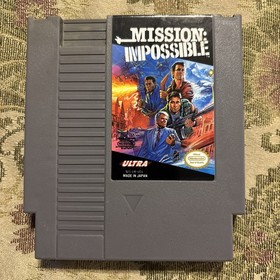 Mission: Impossible (Nintendo Entertainment System, 1990) NES Authentic Nice !!