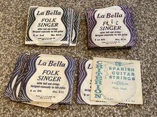 24 Packages Vintage La Bella Folk Singer Guitar Strings 833  1 Criterion C-302