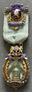 King Edward VII Lodge No 3329 Vintage Silver Past Master’s Breast Jewel