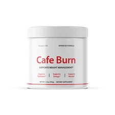 Cafe Burn Powder, CafeBurn Fit Advanced Fat Burn Weight Loss (30 Servings)