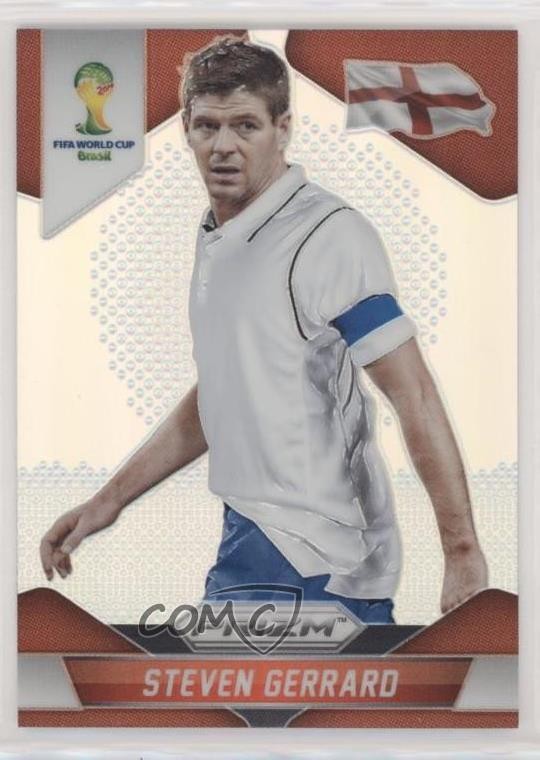 2014 Panini Prizm World Cup Silver Prizm Steven Gerrard #139 1u6