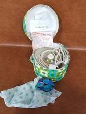 VTG MCM MOD Flower Power Lady Schick Tote'n Dry Portable Hair Dryer W/Bonus 