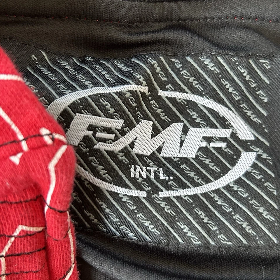 Chaqueta FMF Hombres Extra Grande Roja Cremallera AOP Máquina Voladora Forrada de Fábrica Capucha MX Moto Foto 4 de 4