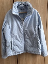 Damen Gössl Winterjacke Skijacke mit Kapuze Gr. 42 hellblau sportlich feminin