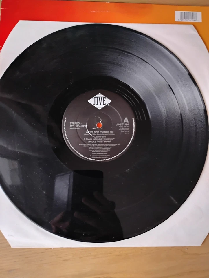 Backstreet Boys We've Got It Goin' On, 12" Vinyl 1995 Jive T 386 RARE - Image 4 of 4