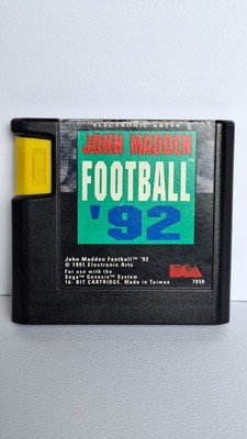 John Madden Football 92 Sega Genesis System Mega Drive Cartridge Modul