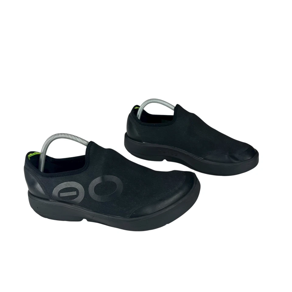 OOFOS OOmg eeZee Low Black Slip-On Shoes Recovery Comfort Sneakers Mens 10 EU 43 - Image 3 of 4