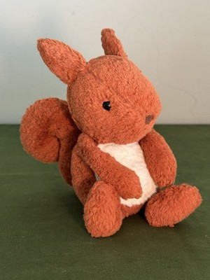 Jellycat Tumbletuft Squirrel Woodland Orange Bushy Tailed Cute Retired Soft Toy
