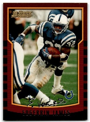 2000 Bowman Edgerrin James Indianapolis Colts #74