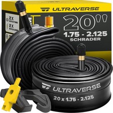 20" Bike Inner Tubes 20 x 1.75, 1.95, 2.00, 2.125,   Butyl Bicycle Tubes with...