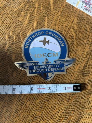 Northrop Grumman IDECM Survivability Through Defense Sticker - Picture 2 of 2