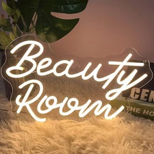 Beauty Room Neon Sign For Spa Beauty Room Nail Brows Lashed Salon Studio LED ...