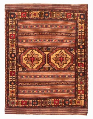 Traditional Hand-knotted Oriental Carpet 4'3'' x 5'11'' Wool Area Rug