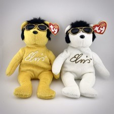 Ty Beanie Babies  - VIVA LAS & SOLID GOLD BEANIES the Elvis Presley Collection