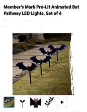 Halloween Driveway Bats