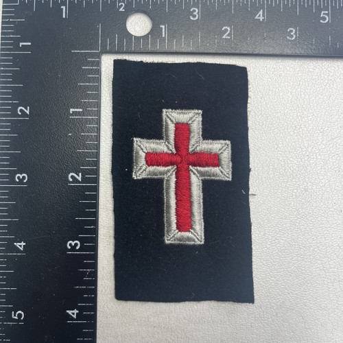 Vintage c 1940s Old Masonic KNIGHTS TEMPLAR Patch 00aH