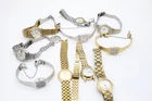 F x10 Ladies Seiko Quartz Gold / Silver Tone Wristwatches Not Tested Etc