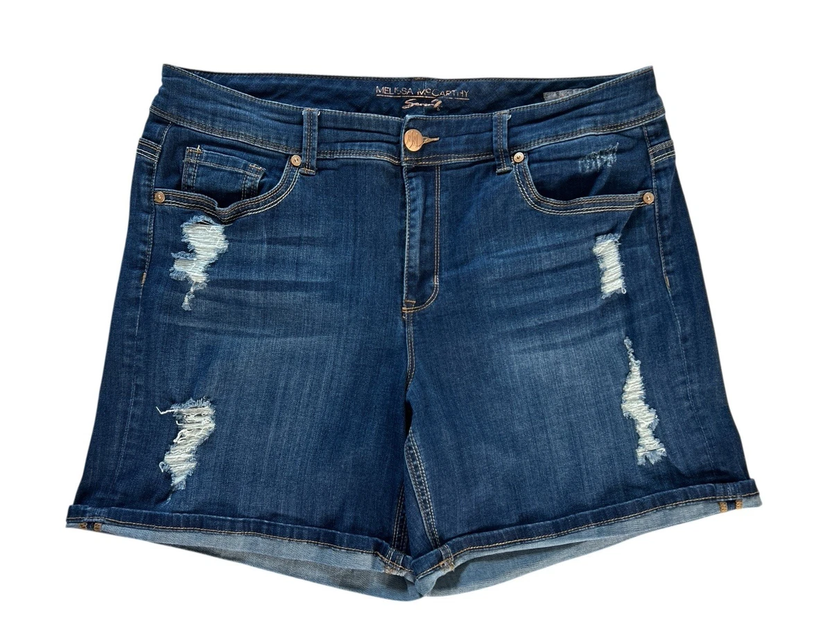 Seven7 Jeans Plus Weekend Bermuda Denim Shorts In Radiant
