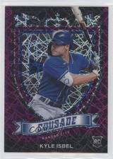 2021 Panini Chronicles Crusade Purple Velocity Prizm Kyle Isbel #24 0fp5