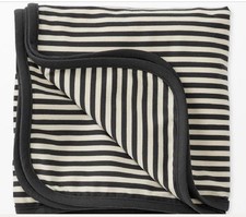 NIP Hanna Andersson HannaSoft Unisex Baby Layette Blanket Black Hypoallergenic