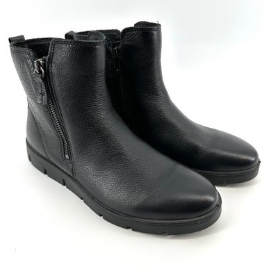 ECCO Soft 7 Tred Womens Black Pebbled Leather Waterproof Ankle Boots 38 US 7-7.5