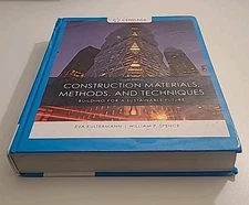 Construction Materials, Methods and Techniques 4th Ed Kultermann HC ACCEPTABLE 