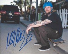 MIKE VALLELY SKATEBOARD LEGEND SIGNED 8X10 PHOTO B w/COA BONES BRIGADE PROOF