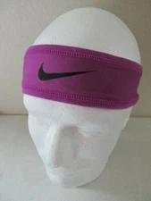Nike Speed Performance Headband Adult OSFM Cosmic Purple/Black New