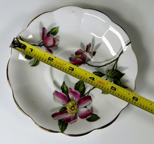 Royal Standard Camellia Pink English Bone China Cup & Saucer Set Gold Trim - 第 7/9 張圖片