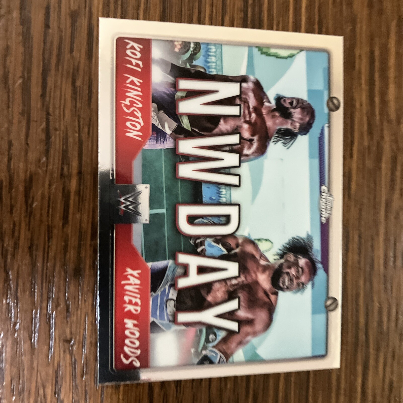 2025 Topps Chrome WWE TAG New Day Kofi Kingston Xavier Woods Refractor TAG-NEW