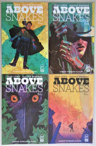LOT ISSUES 1-4~ABOVE SNAKES #1 2 3 4~IMAGE~SEAN LEWIS~HAYDEN SHERMAN~VF/NM~2022