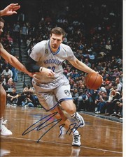 Mirza Teletovic Autographed 8x10 Brooklyn Nets Free Shipping A384