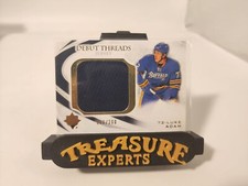 2010-11 UD Ultimate Collection #DT-LK Luke Adam Debut Threads 8/200 Sabers