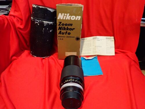 Nikon Zoom- Nikkor Lens 80- 200mm f4.5 Non-AI- Minty -Made in Japan - Collectors