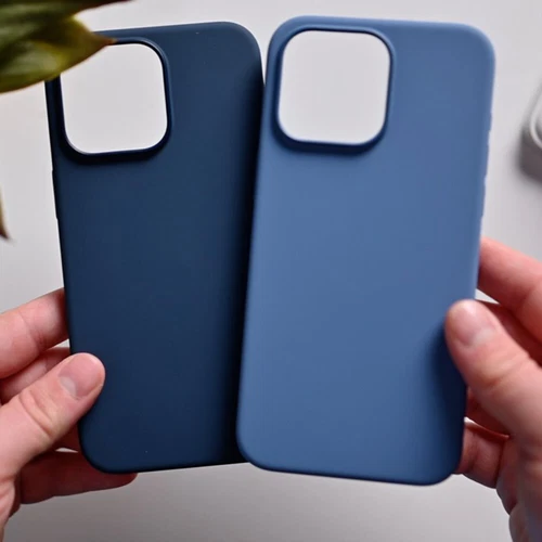 Custodia in silicone con cover MagSafe per iPhone 16 15 14 13 Pro Max 15 Plus 15 Pro - Foto 18 di 77
