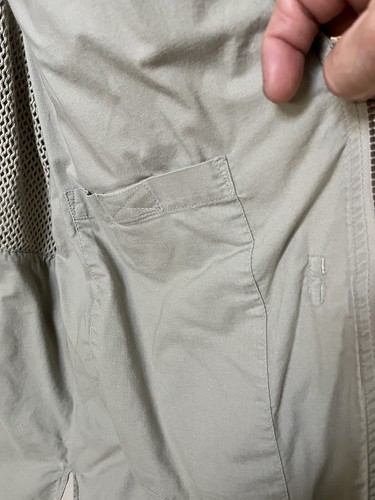 Lands' End Men's Fishing Hunting Utility Cargo Vest Multiple Pockets Vented L - Picture 11 of 17