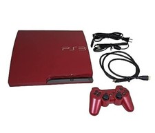 Sony PlayStation 3 320GB PS3 Scarlet Red CECH-3000BSR Console Set