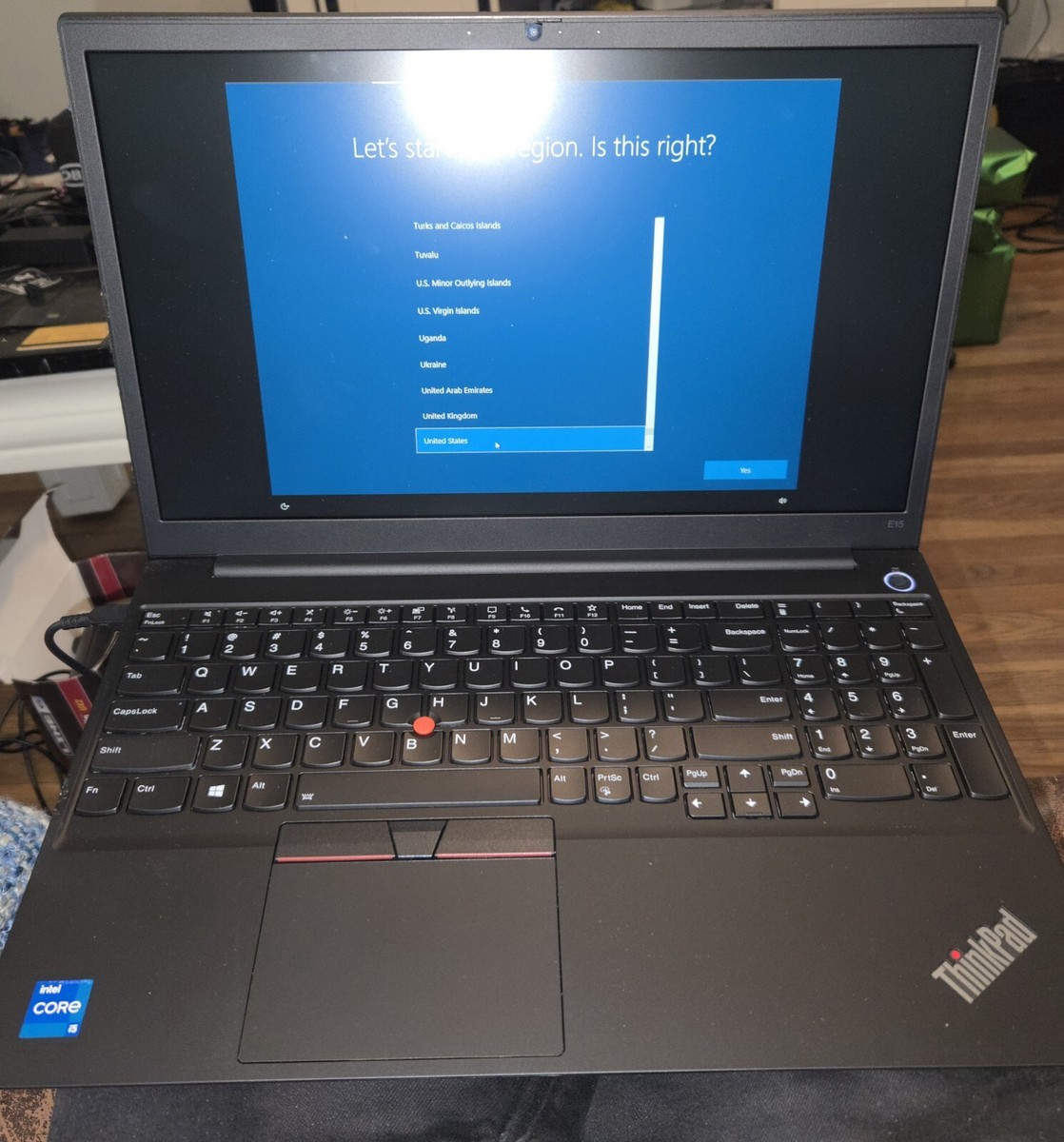 【美品】ThinkPad 10世代corei5/8GB/256GB1週間保証② Lenovo ThinkPad E15 15.6